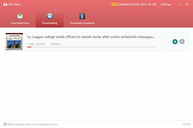 Comprehensive downloading artifact