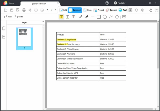 Content document annotation